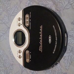Studebaker Black Portable CD Player